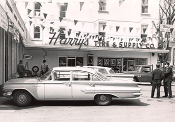 Harry’s Tire & Supply Co. in the 1960’s.